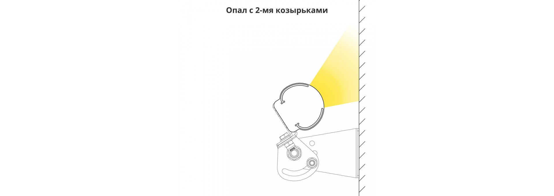 Опция. Модерн 2000мм. Козырек 2 шт.