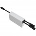 Модерн v2.0 2 130мм (18Вт/м) 24В DC 1 пикс. RGBW DMX CRI80 3000К Опал (Профиль, козырек, транзитное штепсельное соединение)