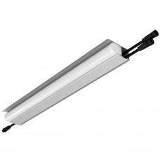 Модерн v2.0 9 500мм (18Вт/м) 24В DC 4 пикс. RGBW DMX CRI80 4000К Опал (Профиль, козырек, транзитное штепсельное соединение)
