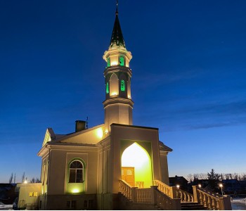 Архитектурная подсветка мечети