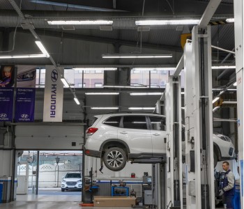 Автосалон Hyundai Агат: модернизация освещения 