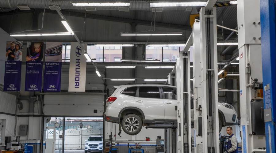 Автосалон Hyundai Агат: модернизация освещения 