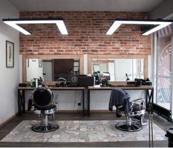 Barbershop.ru: дизайнерское освещение рабочих зон 