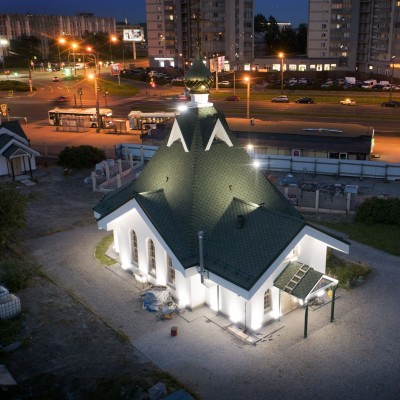 Церковь Казанской иконы Божией Матери: архитектурное освещение 