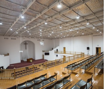 Тамбовская церковь Христа Спасителя: освещения зала