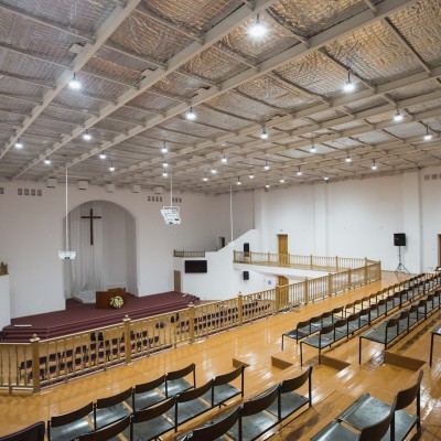 Тамбовская церковь Христа Спасителя: освещения зала