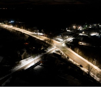 Деревня Большое Переходное: замена уличного освещения 