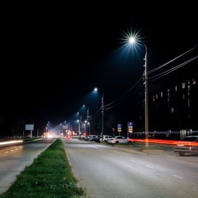 Город Майкоп: освещение улиц 