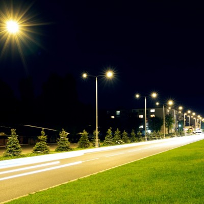 Город Нальчик: освещение проезжих частей и тротуаров