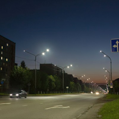 Междуреченск: освещение главных улиц города