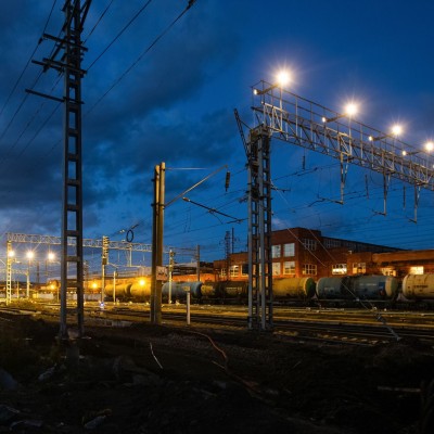 Уссурийск: освещение участка железной дороги для АО «РЖД» 