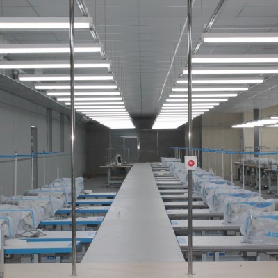 Швейная фабрика г. Кинешма: освещение рабочих мест