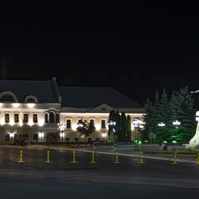 Здание администрации г. Калуга: архитектурная подсветка здания