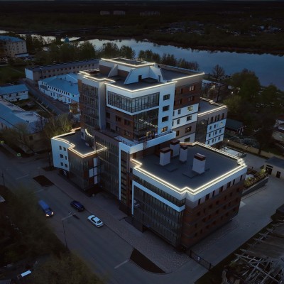 ЖК «Александровский»: архитектурное освещение линии кровли