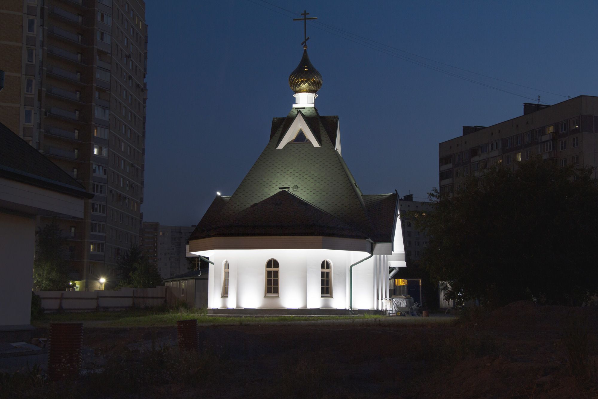 Реализованный проект освещения Церкви Казанской иконы Божией Матери