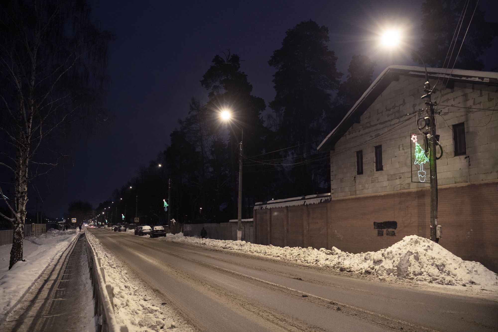 Реализованный проект освещения улиц поселка Удельная