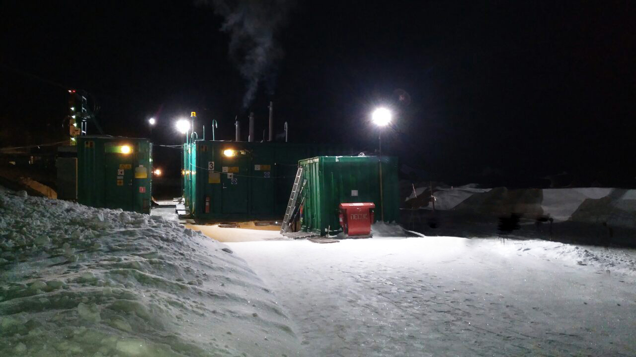 Освещение дизель-генерирующего комплекса г. Нефтеюганск