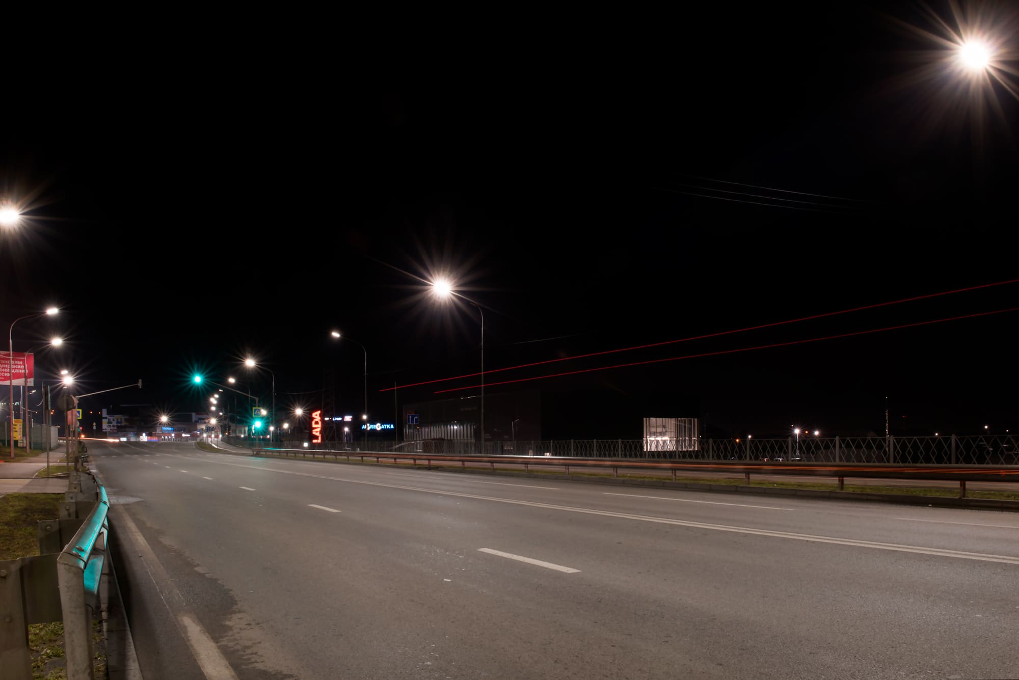 Реализованный проект освещения участка федеральной автомобильной дороги М5 «Урал»