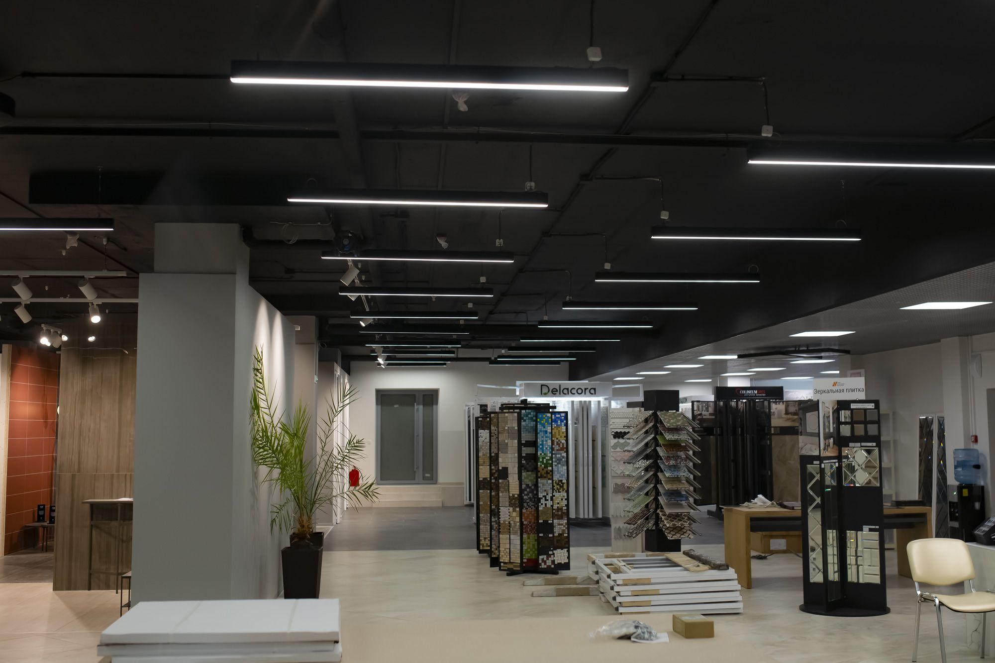 Реализованный проект модернизации освещения торгового зала